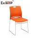 Plastic Material Training Chair With Metal Frame In Modern Style