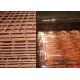 Copper Coated Welded Wire Mesh, Brass or Copper Plating Surface