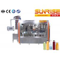 Fruit Juice Hot Liquid Filling Machine , Glass Bottle Juice Filling Machine