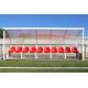 Portable Movable Outdoor Stadium Seating For Soccer Team Substitute