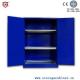 Blue Chemical Liquid Sulfuric Corrosive Storage Cabinet With 2 Doors