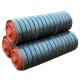 Rubber Lagging 219mm Conveyor Impact Roller For Belt Conveyor