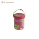 Pink Cosmetic Paper Tube Face Cream Paper Cylinder Packaging With Ribbon Handle