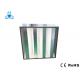 Compressed Hepa V Bank Filter Aluminum / Pastic Material For Air Conditioning System