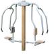 outdoor fitness equipments WPC materials based chest press-LK-Z03