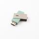 Metal Plastic Twist USB Drive 64GB 128GB 360 Degrees USB 2.0 Memory Stick