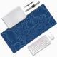 Art Strata Blue Mouse Pad Basic Gaming Mat Natural Rubber Fabric XXL PC Keyboard