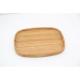 round bamboo wood serving trays