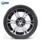 14 Inch Golf Cart Tires With Aluminum Wheels Durable Black