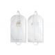 White Mens Womens Hanging Garment Storage Bags For Clothes Suit Dress