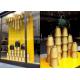 Gold Color Decorative Resin Bobbin Statues , Window Decorations For Retail Stores
