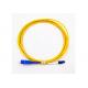 Yellow Singlemode Gpon Fiber Patch Cord Cable SC LC FC ST Fc Patch Cord