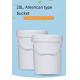 ODM 20 Liter Plastic Drum HDPE 20L Food Grade Bucket For Paint