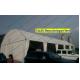 Light Weight Cover Polygon Tent 15m x 20m White PVC Roof Mesh Window