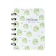 Hardcover Spiral Bound Unlined Notebook A6 Size Multi Color 80 Sheets