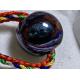3 colors titanium Damascus bead for bracelet, lanyard beads
