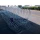 Rapid Development Concertina Coil Fencing / Triple Strand Prison Wire Fence