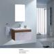 80cm Wide Pvc Bathroom Vanity Cabinet / Wall Mount Bathroom Sink Vanity