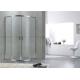 Sliding 6mm Clear Glass Quadrant Shower Enclosures with Bright Aluminum Alloy Profiles