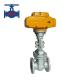 Electric Cast Steel / Stainless Steel Hard-sealed Rising Stem Flange Gate Valve