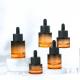 Wholesale 1oz 2oz Luxury Perfume Oil Dropper Bottle Custom Black Green Empty Glass Dropper Bottle For Essential Oil