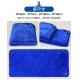 Thickened Car Wash Towels , Coffee Blue Color Car Cleaning Cloth 60 * 160CM