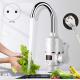 Hot Cold 3kw Instant Electric Heating Faucet ABS Plastic Body Bathroom Sink Water Tap