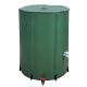 Green 100 Gallon Collapsible PVC Rain Barrel 500D/1000D Portable Water Storage Tank