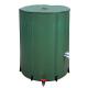 Green Collapsible PVC Rain Barrel 66 Gallon 250L Portable Water Storage Tank Foldable