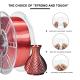 3D Printer Filament Silk Dual Color Red Black PLA Toughness Enhanced 3D Filament