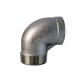 ISO 9001 Cast Iron 90 Bend Pipe Fitting , 150LB Carbon Steel Socket Weld Fittings