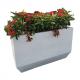 Stainless steel flower planter box outside use