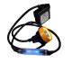 Advanced LED Miners Cap Lamp With Rechargeable Battery And Blue Backlight