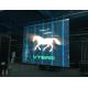 Slim P1.25 Transparent Glass Led Display , Led Mesh Screen Pixel Density 25600pixels / Sqm