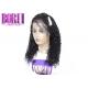 Brazilian Water Wave Full Lace Wig , Unprocessed Human Hair Wig For Women