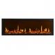 1.28M Video Fire Effect Display Tech Modern Dinning Room Touch Screen Fixed Charcoal Decorative Electric Fireplace