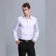 Spring Men Office Work Uniforms Breathable Long Sleeve With Straight Square Collar