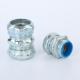 Electro Galvanised EMT Compression Connector Raintight Steel Material