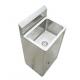Customized Commercial Kitchen Single Bowl Stainless Steel Sink With Cabinet
