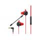 TPE Cable Wired Gaming Earphone 1.2m With Adjustable Microphone