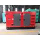 Red Silent Diesel Generator Set ISO9001 Base Type Electric Generating Set