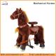 Creative Kids Riding Plush Horse Toy, Standing Plush Horse Toy, Slow Speed Horse Toy