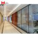 6063 Aluminum Frame Modular Office Partition Walls With Blind