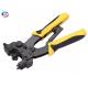 Carbon Steel Internet Cable Crimping Tool Plastic Molded Handle