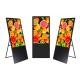 floor stand foldable 32 43 49 55 inch LCD signage E-board display for shop restaurant