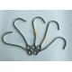 Long Handle Stainless Steel J Hooks Nickle Plated Cable Hangers J Hooks