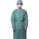 FDA ISO13485 Green Medical Surgical Gown Reinforced Disposable Doctor Gown