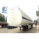 New SINOTRUK Carbon Steel 60 Cfm Oil Tank Semi Flatbed Trailers For Oil Fuel Transport