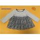 Long Sleeve Little Girl Summer Dresses Round Neck 100% Polyester Sample Avaliable
