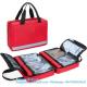 Small First Aid Kit Bag Empty Portable Emergency Kits Trauma Bag, Ideal For Car, Home, Camping And Hiking, Red Bag